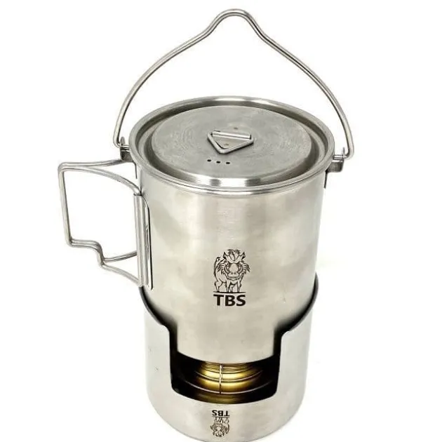 OUT120038 - TBS Outdoor Gamelle avec anse, couvercle et support