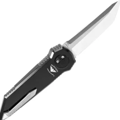 Paragon Asheville Steel Dreddlock Smooth Tanto Satin 2 Tone Black handle