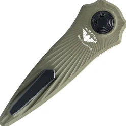 Paragon Asheville Steel Warlock StarBurst Black Green Handle