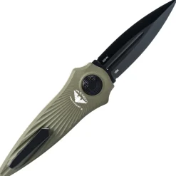 Paragon Asheville Steel Warlock StarBurst Black Green Handle