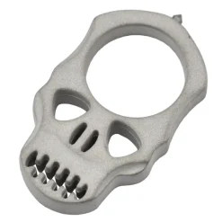 PASKAS - Maxknives PASKAS Poing américain Skull en aluminium finition sablé