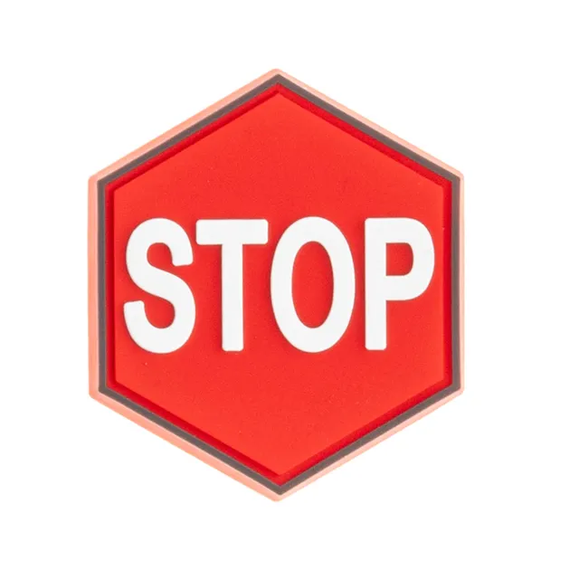 PAT0085 - SENTINEL GEAR Patch STOP
