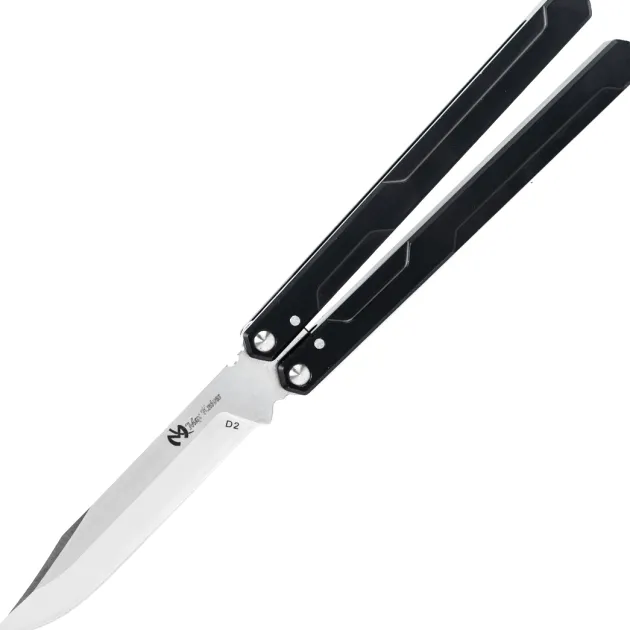 PBF-1 - Max Knives Papillon branches intégrales D2 Clip Point