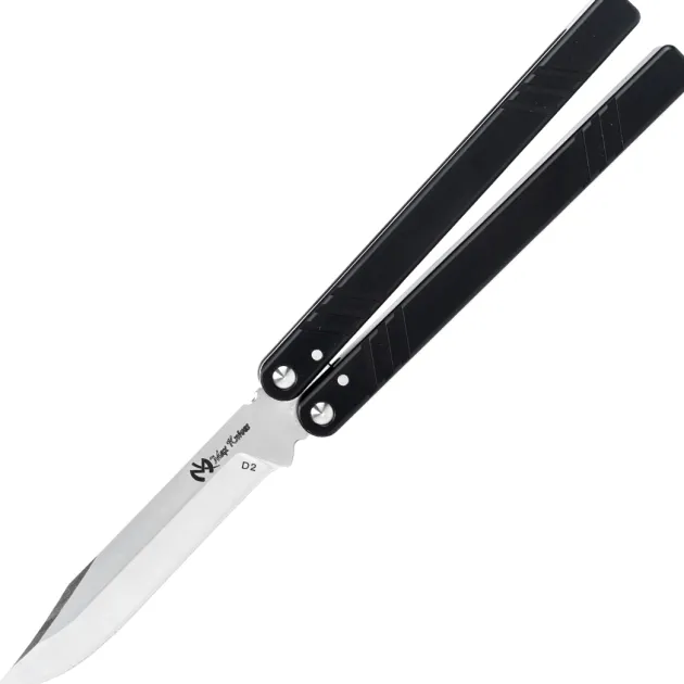 PBF-7 - Max Knives Papillon branches intégrales D2 Clip Point