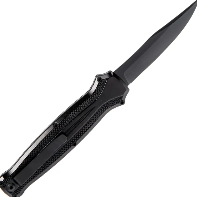 P-19BKT - Piranha Knives Rated-R Black Tactical