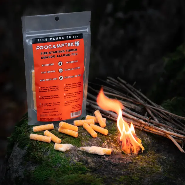 PCTPLUG50 - PROCAMPTEK x50 Fire Plugs Allume-Feux de Survie