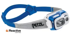 Petzl Lampe Frontale Swift RL Bleu