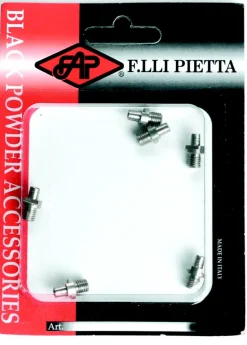 9253 - PIETTA CHEMINEE INOX POUR REPLIQUE REVOLVER BLISTER X6