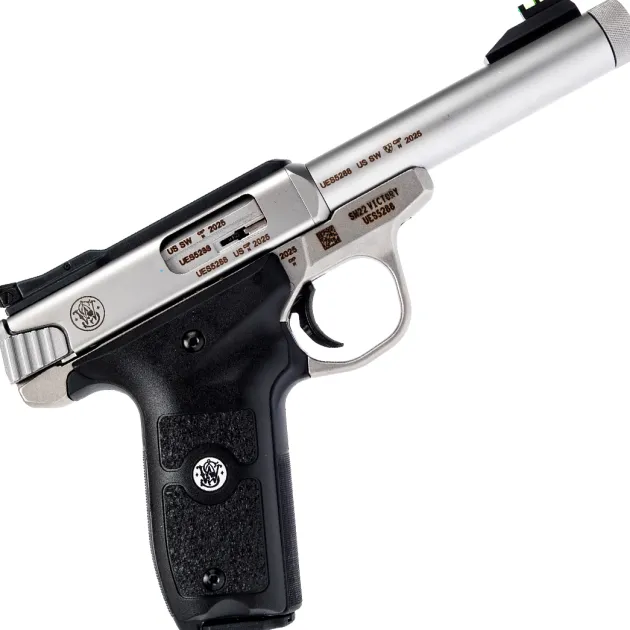 777624 - PISTOLET S&W 22 VICTORY CANON FILETE CAL.22LR 5,5″ 10+1 COUPS
