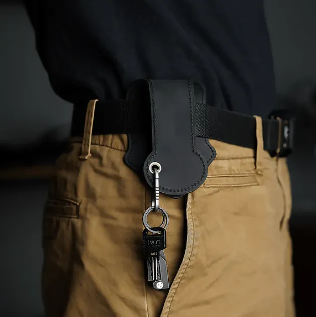 PJ23BLK - VIPERADE Porte-monnaie en cuir « Slapjack » NOIR