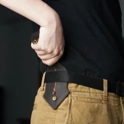 PJ23BLK - VIPERADE Porte-monnaie en cuir « Slapjack » NOIR