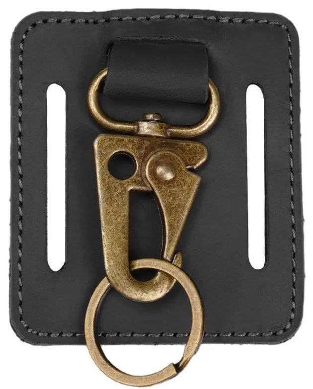 PJ17B - VIPERADE PJ17 Porte-clés de ceinture cuir MARRON