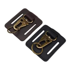 PJ17B - VIPERADE PJ17 Porte-clés de ceinture cuir MARRON