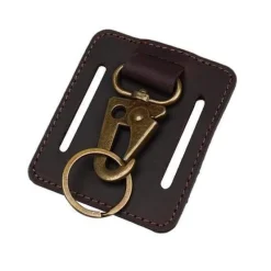 PJ17B - VIPERADE PJ17 Porte-clés de ceinture cuir MARRON