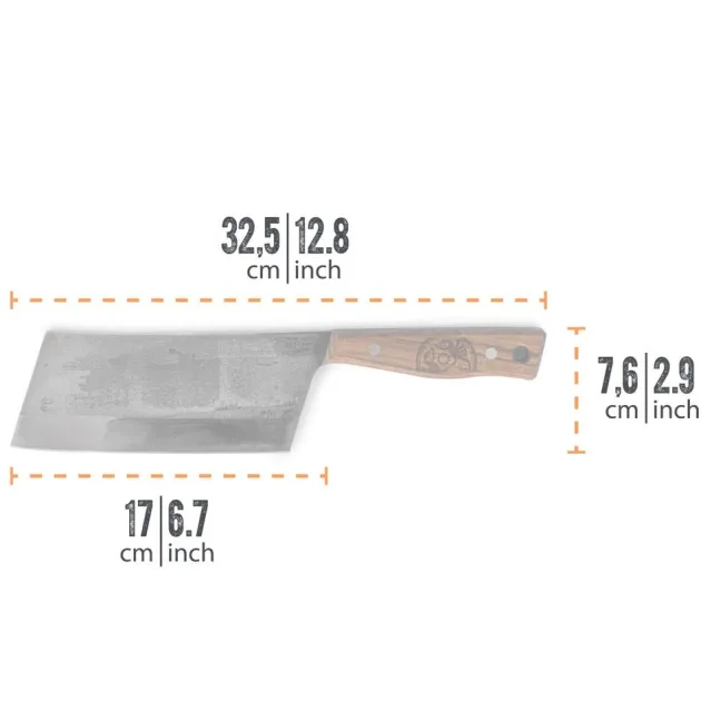 PMCLKNIFE17 - Petromax Feuille de boucher 17 cm