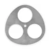 PMD-RING-L - Petromax plaque acier de montage trépied (Grande)