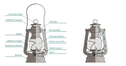 PM276-GELB - Feuerhand Lampe tempête Baby Special Jaune signal