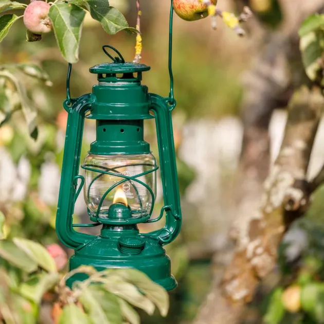 PM276-GRUN - Feuerhand Lampe tempête Baby Special Vert Mousse