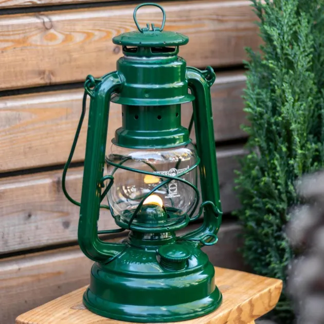 PM276-GRUN - Feuerhand Lampe tempête Baby Special Vert Mousse