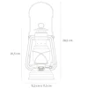 PM276-ROT - Feuerhand Lampe tempête Baby Special Rouge Rubis