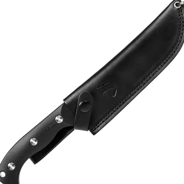 10001076 - POIGNARD HERBERTZ G10 NOIR 17,5CM INOX