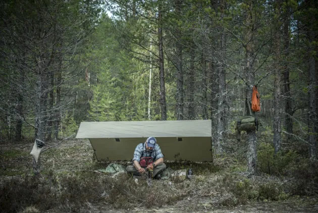 PO-STP-PO-03 - Helikon-tex Supertarp 3 x 3 m US Woodland