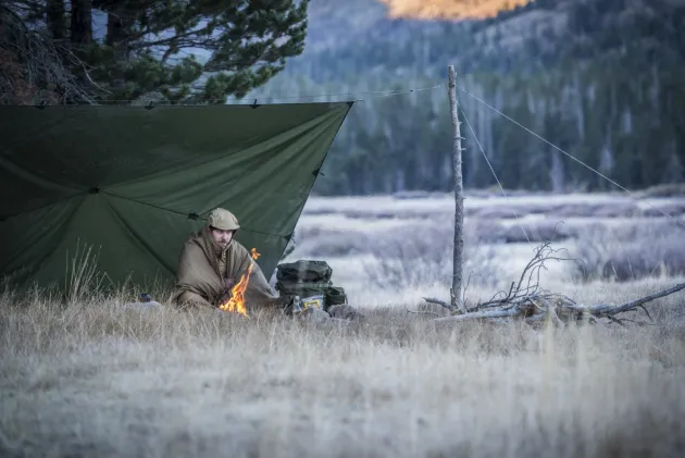 PO-STP-PO-09 - Helikon-tex Supertarp 3 x 3 m Taiga Green