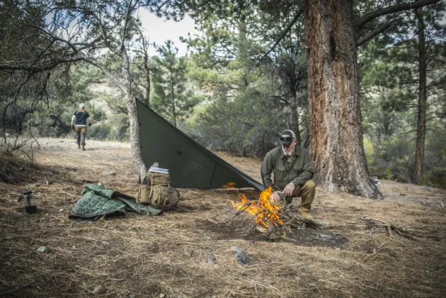PO-STS-PO-0A - Helikon tex Supertarp petit 2 x 2,5 m Marron
