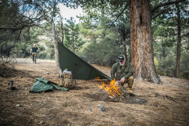 PO-STS-PO-03 - Helikon tex Supertarp petit 2 x 2,5 m US Woodland