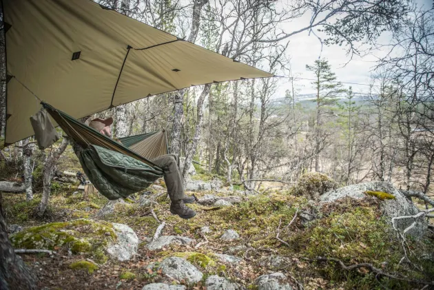PO-STS-PO-02 - Helikon tex Supertarp petit 2 x 2,5 m Vert olive
