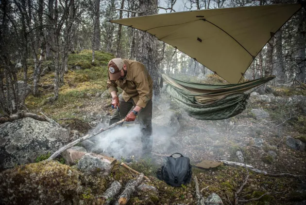 PO-STS-PO-02 - Helikon tex Supertarp petit 2 x 2,5 m Vert olive