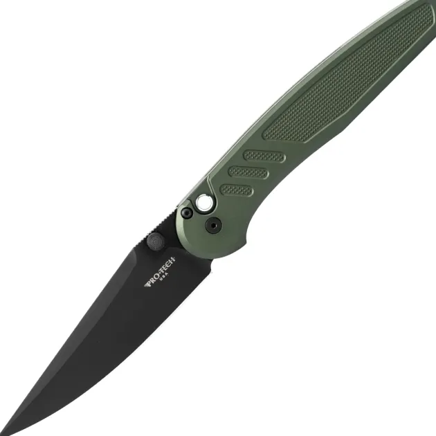 Pro-Tech Avalon Green Knurled DLC Magnacut Blade Show Texas 2026 Special