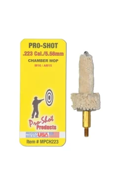 PSMPCH223 PROSHOT Ecouvillon Coton Pour la chambre cal 223/5.56 mm