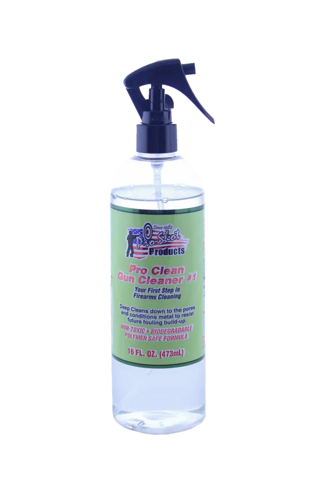 PSPC-16 PROSHOT Pro Clean Gun Cleaner #1 - 16 oz. Jet Trigger Spray Bottle