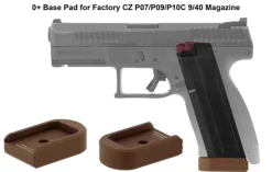 PUBCZ01Z - UTG UTG PRO® +0 Base Pad, CZ P07/P10C Matte Bronze