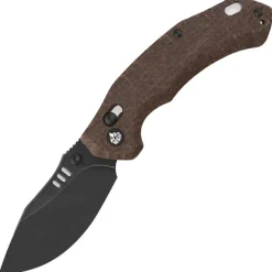 QS173-A2 - QSP ELK Glyde Lock Blackwash 14C28N GITD Micarta