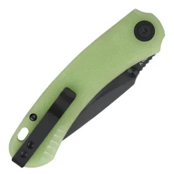 QS174-B2 - QSP Coyote Button linerlock blackwash Nitro-V GITD G10