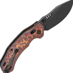 QS173-C2 - QSP ELK Glyde Lock Blackwash 14C28N Colorful Micarta