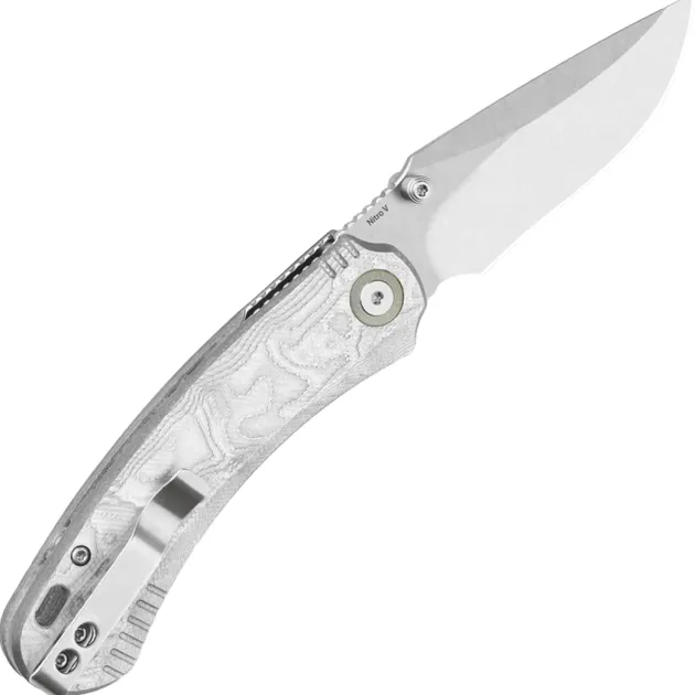 QS174-D1 - QSP Coyote Button linerlock Nitro-V Aluminium Foil G10