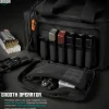 RA-3GUN-WS-BK - Savior Equipment [Specialist Series] Hard Side Range Bag, w/ 3x Individual Pistol Bags, Adjustable Center Divider, Blac