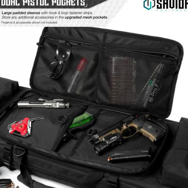RB-3612DG-VER2-BK - Savior Urban Warfare 36' Double Rifle Case