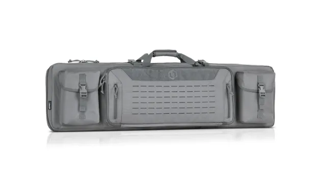 RB-5512DG-VER2-GS - Savior Urban Warfare 55" Double Rifle Case Gray