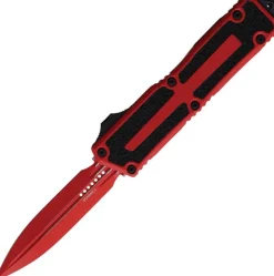1280-1RD-C5Z4 - Microtech Scarab II Gen III D/E Cerakote Full Red