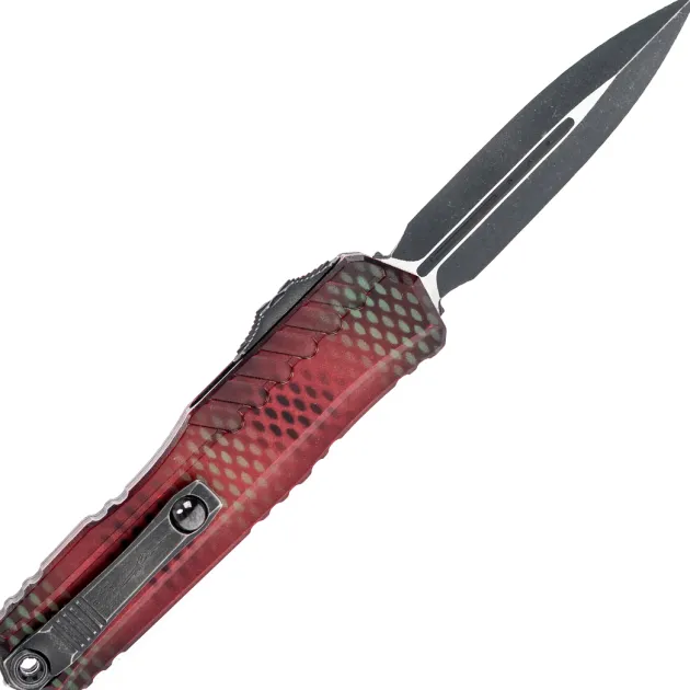 1242-1RDX51S - Microtech Cypher II D/E Red X-51