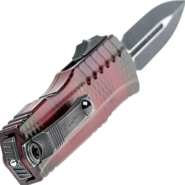1242-1RDX51S - Microtech Cypher II D/E Red X-51
