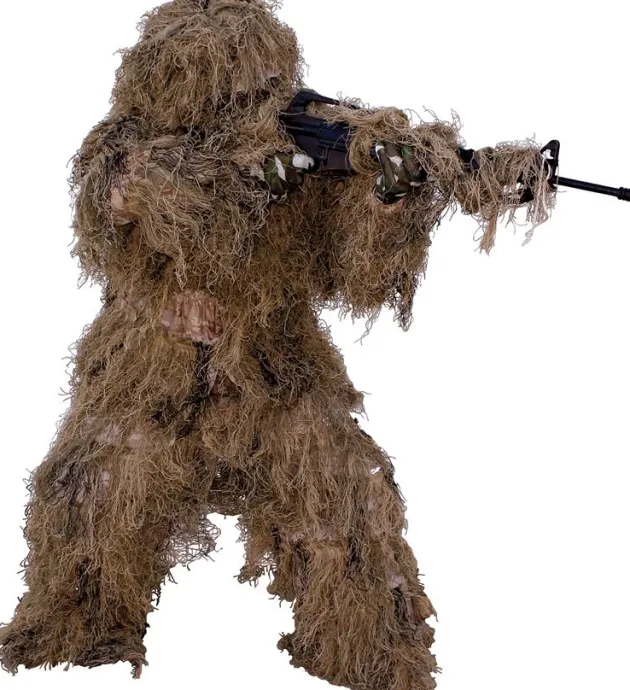 RED70916ML - RED ROCK OUTDOOR GEAR 5-Piece Ghillie Suit COYOTE