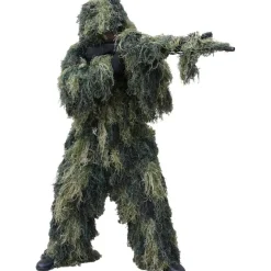 RED70915ML - RED ROCK OUTDOOR GEAR 5-Piece Ghillie Suit Woodland