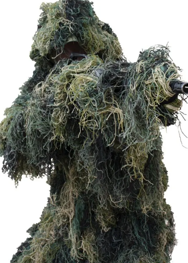 RED70915ML - RED ROCK OUTDOOR GEAR 5-Piece Ghillie Suit Woodland