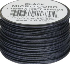 RG1267 - Micro Paracord Noire 38 m