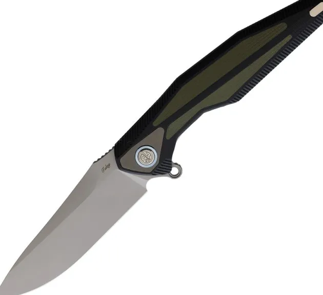 Rike Knife Tulay 154CM Black and OD G10